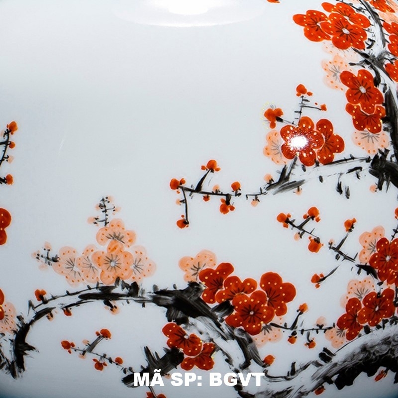 Bình gốm vẽ tay BGVT