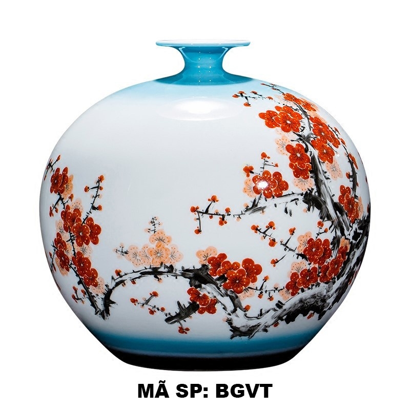 Bình gốm vẽ tay BGVT