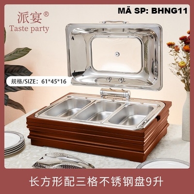 Bếp hâm nóng gỗ BHNG