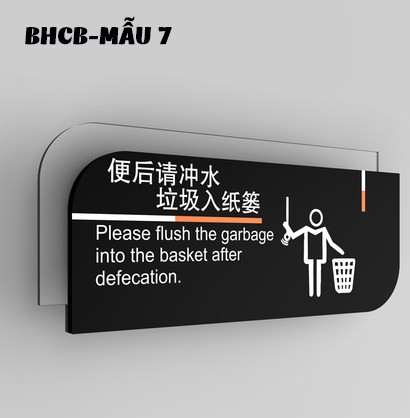 Biển hiệu cảnh báo các khu vực BHCB