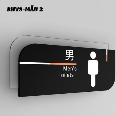 Biển hiệu phòng vệ sinh BHVS