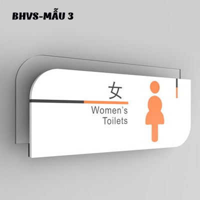 Biển hiệu phòng vệ sinh BHVS