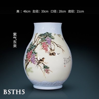 Bình sứ phong cách Trung Hoa BSTH