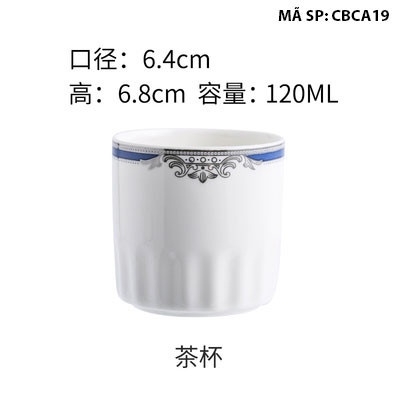 Bộ bát đĩa nhà hàng BDCA