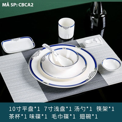 Bộ bát đĩa nhà hàng BDCA