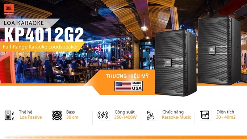 Dàn karaoke kinh doanh KP4012G2-3040Full