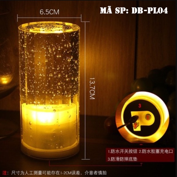 Đèn bàn karaoke led pha lê DBPL