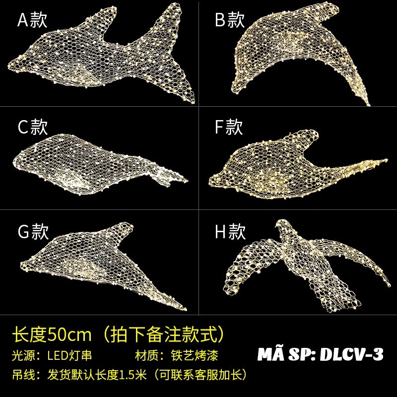 Đèn led cá voi DLCV