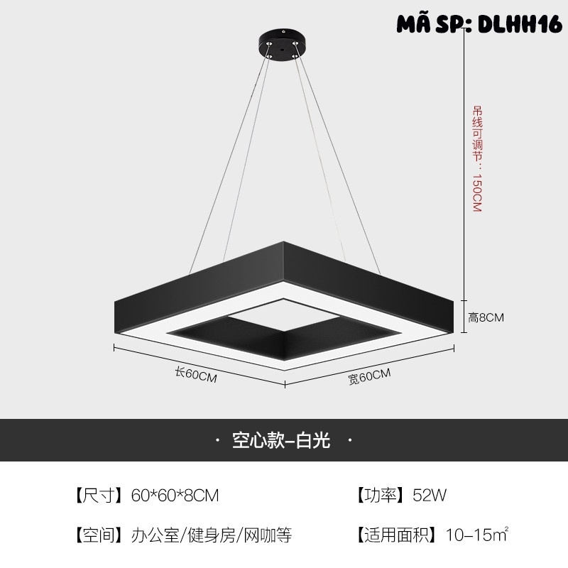 Đèn led hình học DLHH