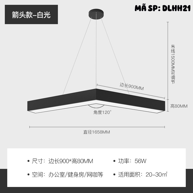 Đèn led hình học DLHH