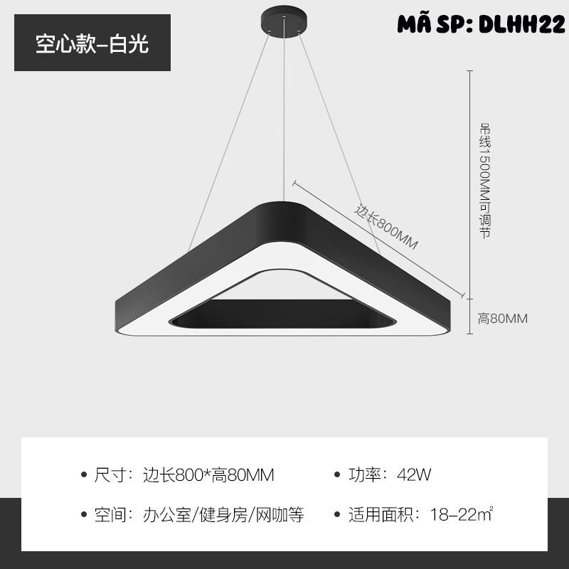 Đèn led hình học DLHH