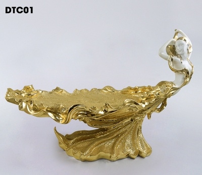 Dĩa đựng trái cây thiếu nữ DTC