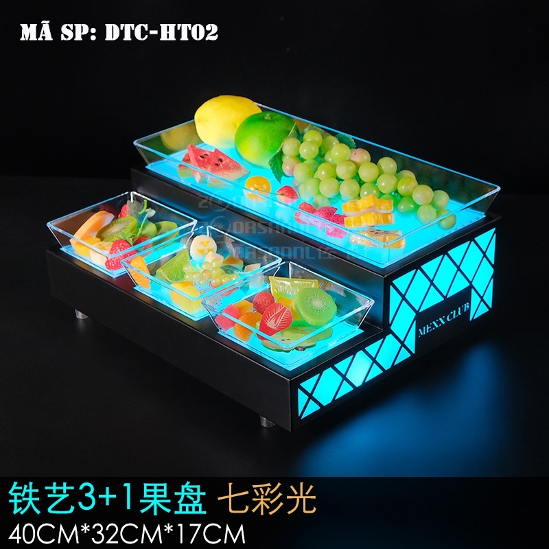 Đĩa trái cây hình thang led DTCHT