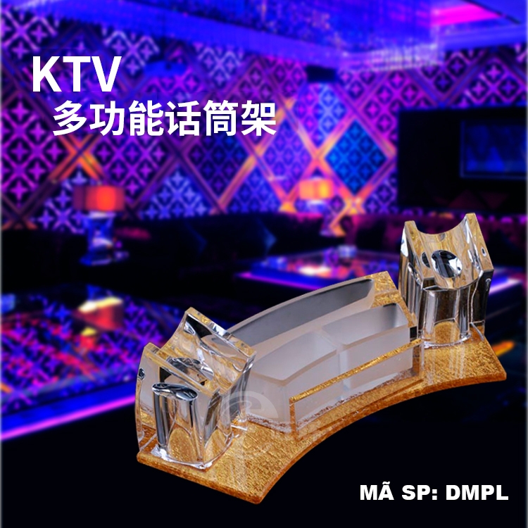 Đế cắm micro pha lê DMPL