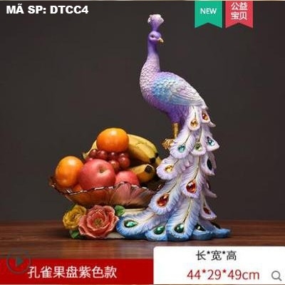 Đĩa trái cây con công DTCC