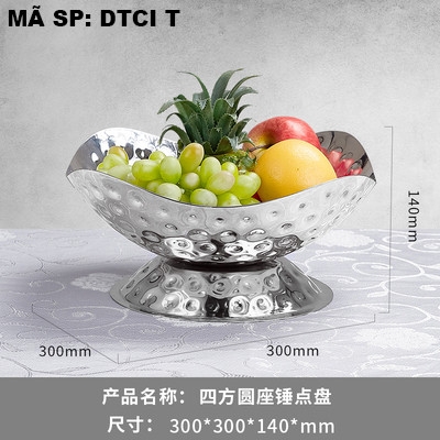 Đĩa trái cây Inox DTCI
