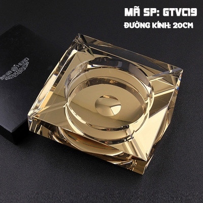 Gạt tàn hình vuông vát cạnh GTVC