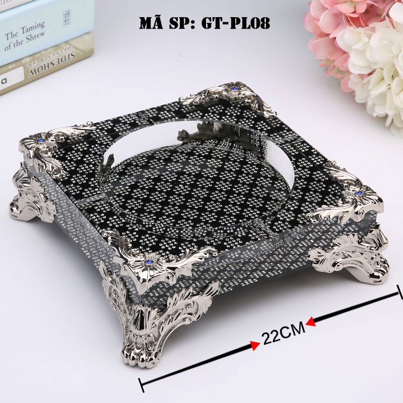 Gạt tàn thuốc lá pha lê GTPL