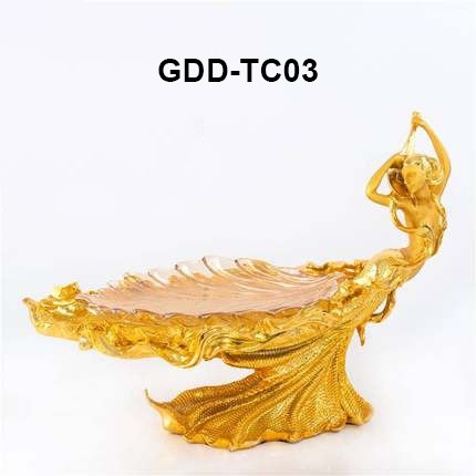 Giá đỡ đĩa trái cây rồng phượng GDDTC