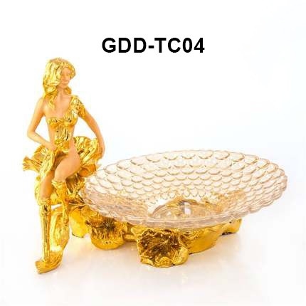 Giá đỡ đĩa trái cây rồng phượng GDDTC