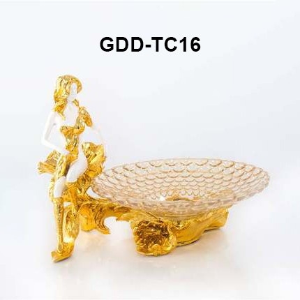 Giá đỡ đĩa trái cây rồng phượng GDDTC