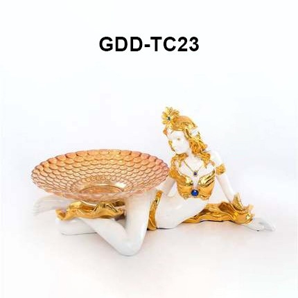 Giá đỡ đĩa trái cây rồng phượng GDDTC