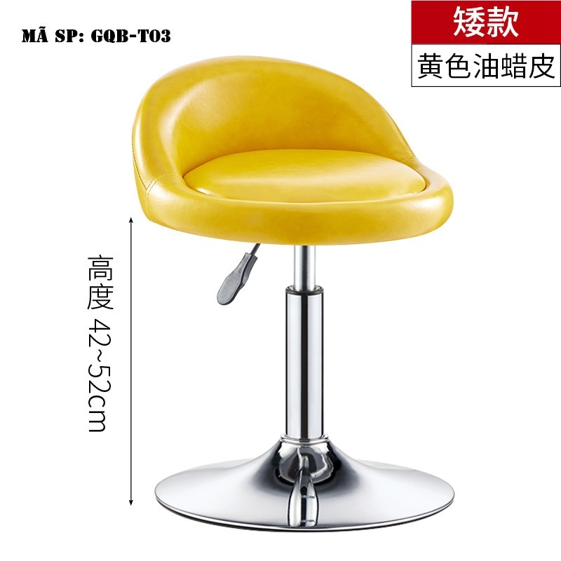 Ghế quầy bar thấp xoay GQBT