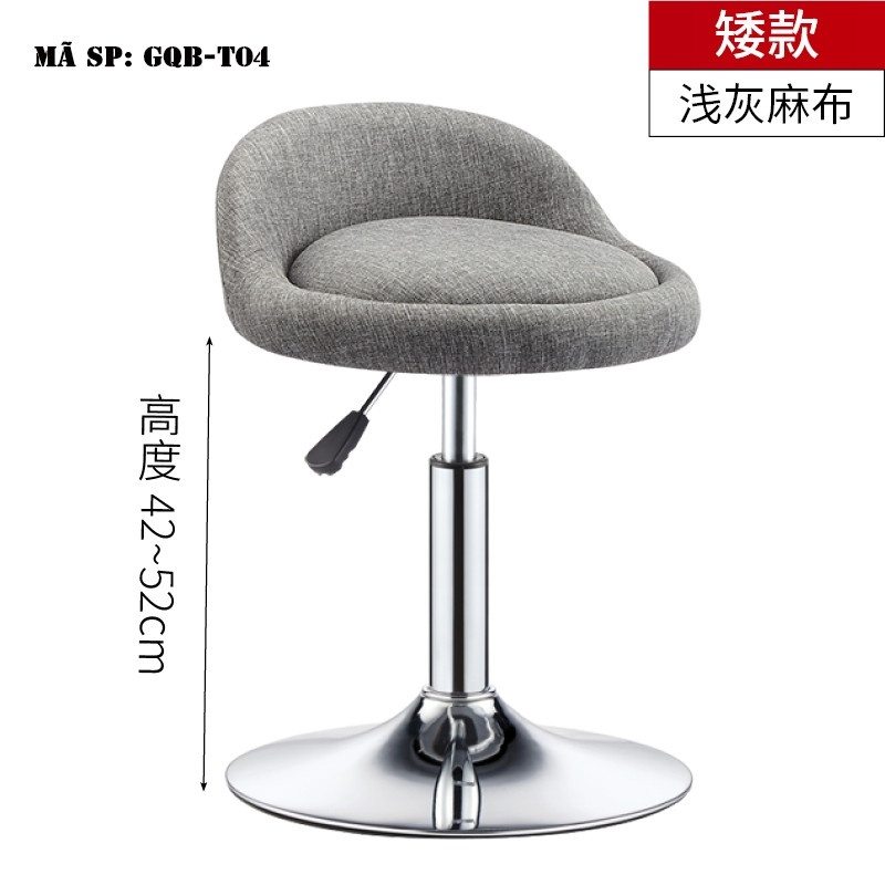 Ghế quầy bar thấp xoay GQBT
