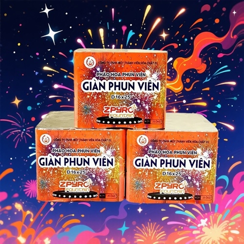 Giàn phun viên 2025 - Mới nhất đón tết 2026