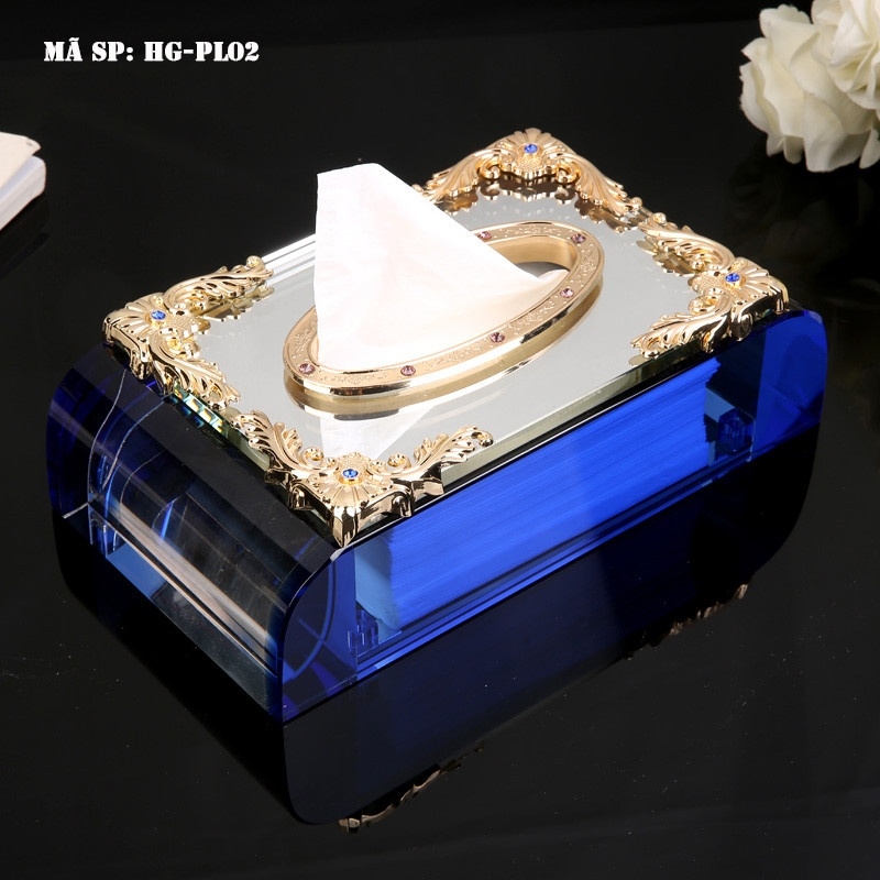 Hộp đựng giấy pha lê HGPL