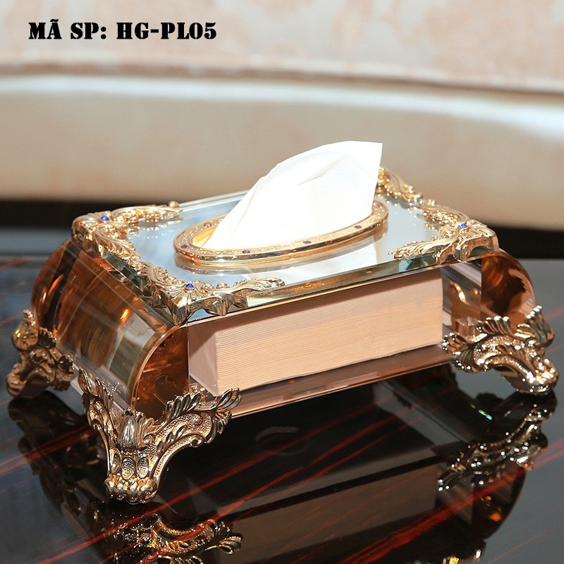 Hộp đựng giấy pha lê HGPL