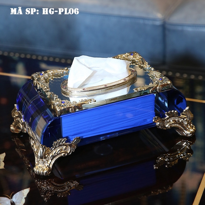 Hộp đựng giấy pha lê HGPL