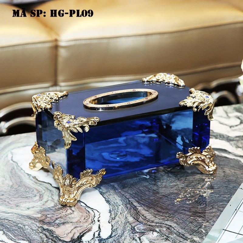 Hộp đựng giấy pha lê HGPL