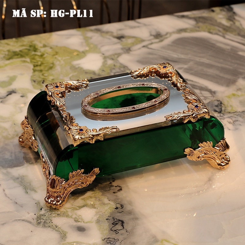 Hộp đựng giấy pha lê HGPL