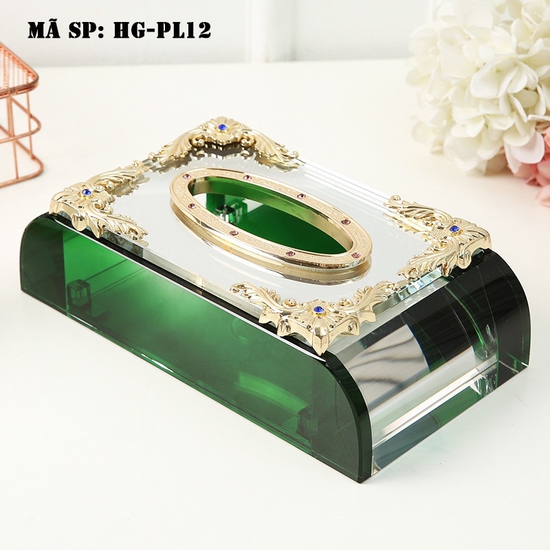 Hộp đựng giấy pha lê HGPL
