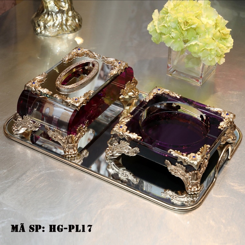 Hộp đựng giấy pha lê HGPL