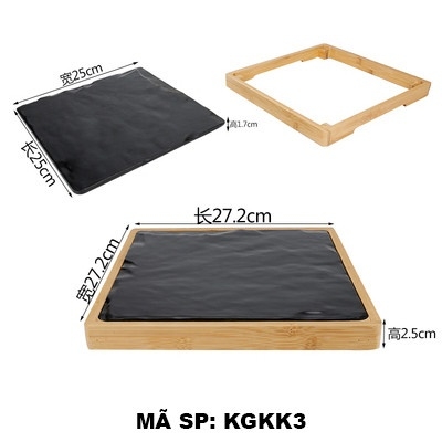 Khay gỗ kháng khuẩn KGKK