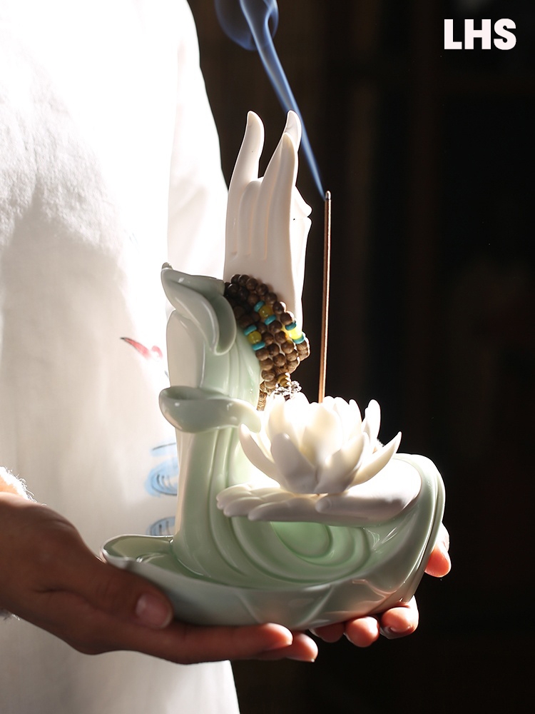 Lư hương hoa sen LHS