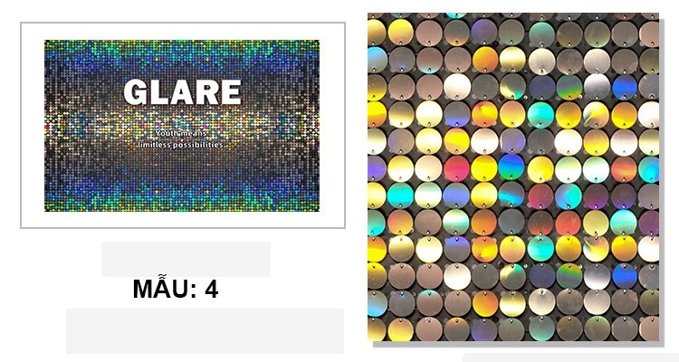 Giấy Dán Tường Laser Đèn Flash GDT