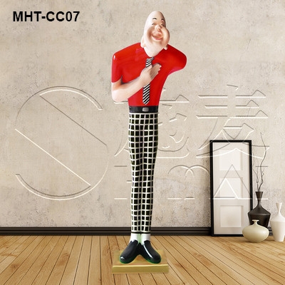 Tượng người cúi chào khách cao cấp MHTCC