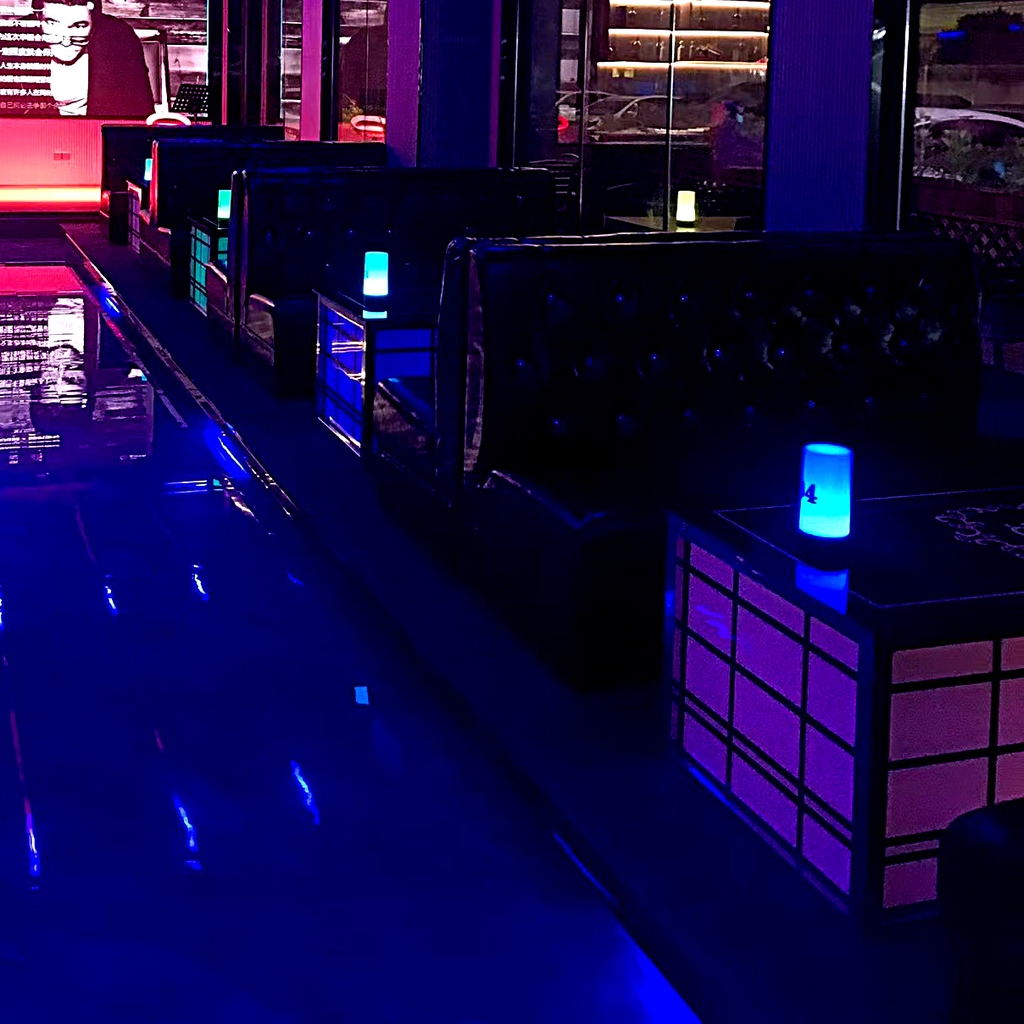 Bàn karaoke hộp led BKHL