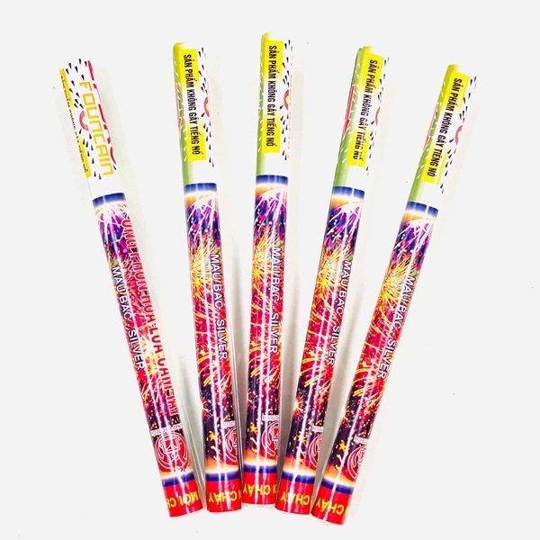 Ống phun hoa lửa cầm tay Combo 05 túi 25 cái (Loại 10x150mm)