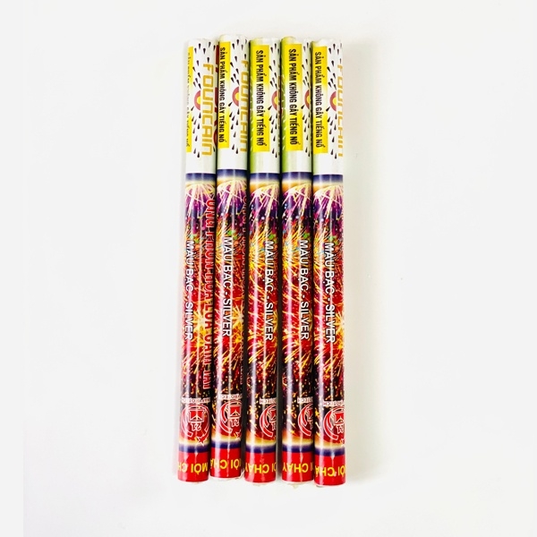 Ống phun hoa lửa cầm tay Combo 05 túi 25 cái (Loại 10x150mm)