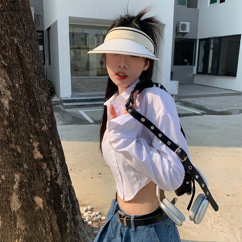 Sơ mi croptop thiết kế niche hot nhất 2023