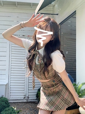 Summer Fried Street Kẻ Sọc Set