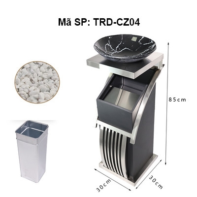 Thùng rác đĩa gạt tàn chữ Z TRD