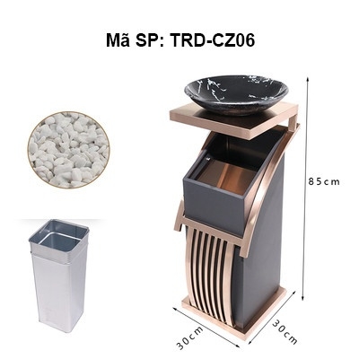 Thùng rác đĩa gạt tàn chữ Z TRD