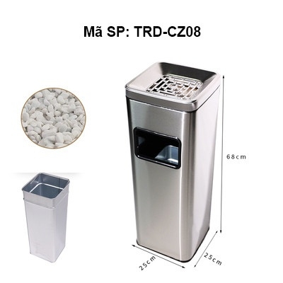 Thùng rác đĩa gạt tàn chữ Z TRD