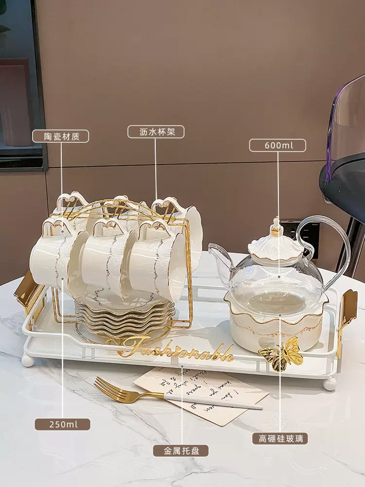 Bộ ấm trà thiên nga trắng BATT