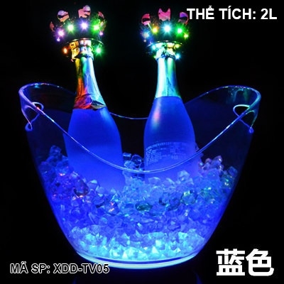 Xô đá thỏi vàng dạ quang XDDTV